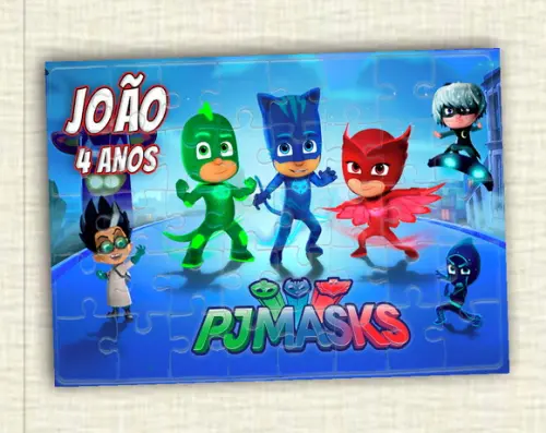 Quebra Cabeça Pj Mask * 40 Peças