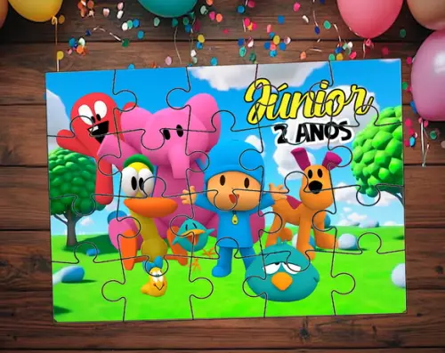 Quebra Cabeça Pocoyo * 20 Peças
