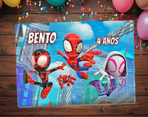 Quebra Cabeça Spidey e Seus Amigos Espetaculares * 40 Peças