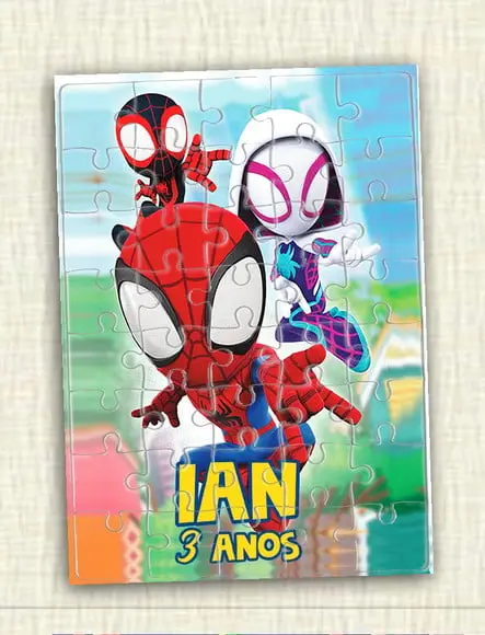 Quebra Cabeça Spidey e Seus Amigos Espetaculares * 40 Peças