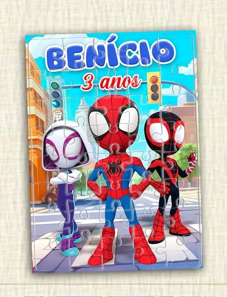 Quebra Cabeça Spidey e Seus Amigos Espetaculares * 40 Peças