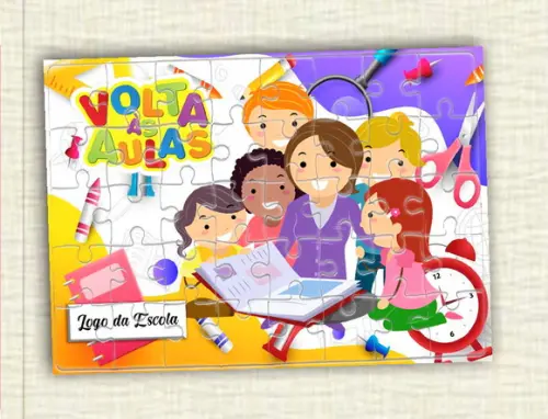 Quebra Cabeça Volta às Aulas