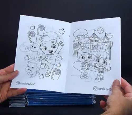 Revistinha para Colorir