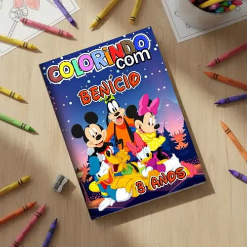 Revistinha para Colorir Mickey