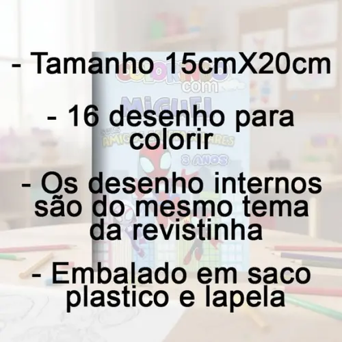 Revistinha para Colorir Safari