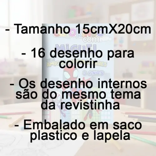 Revistinha para Colorir Spidey e Seus Amigos Espetaculares