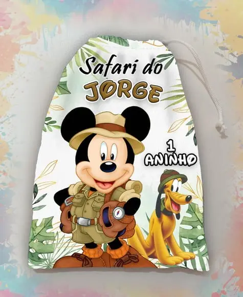 Saco Grande Mickey Safari