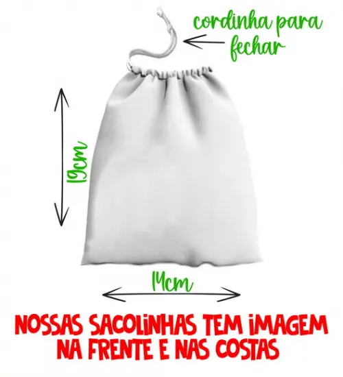 Sacolinha / Saquinho 3 Palavrinhas