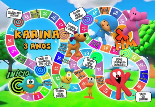 Tabuleiro Pocoyo