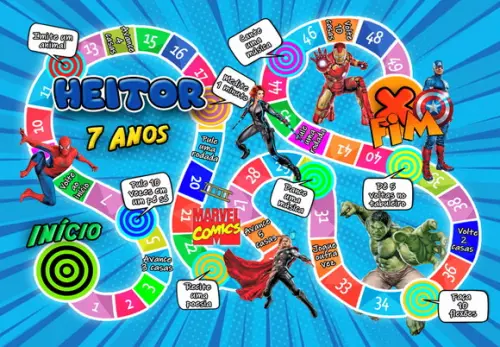Vingadores Tabuleiro