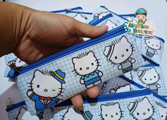 25 Estojos Slim Dear Daniel (hello Kitty) Tam: 19x7cm