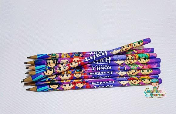 25 Lapis Personalizado Guerreiras de K-pop Cute