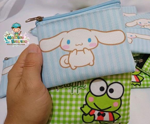 25 Porta Moedas Hello Kitty Tamanho: 10x12cm