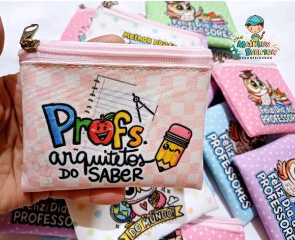 25 Porta Moedas Personalizado Dia dos Professores