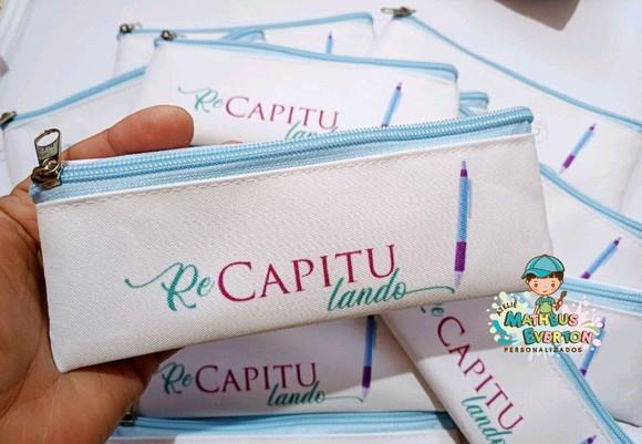 30 Estojos Slim Tam:19x7cm, Personalizamos com Sua Logo