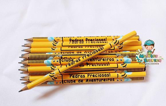 30 Lapis Personalizado Abelinha