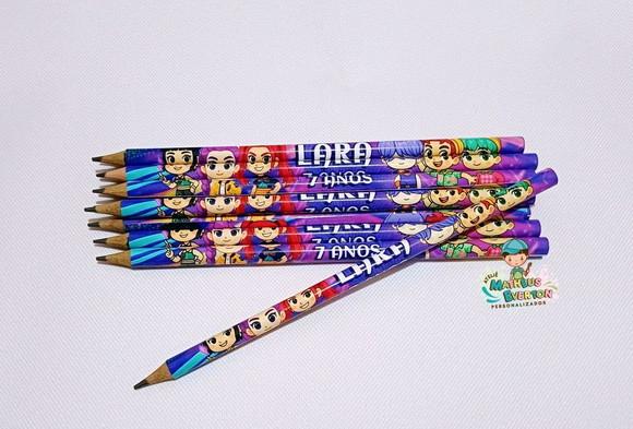 30 Lapis Personalizado Guerreiras de K-pop Cute