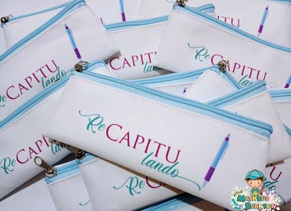 35 Estojos Slim Tam:19x7cm, Personalizamos com Sua Logo
