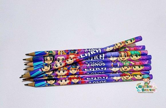35 Lapis Personalizado Guerreiras de K-pop Cute