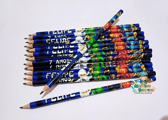 35 Lapis Personalizado Ninjago