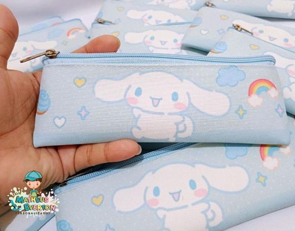 40 Estojos Slim Personalizado Cinnamoroll Tam: 19x7cm