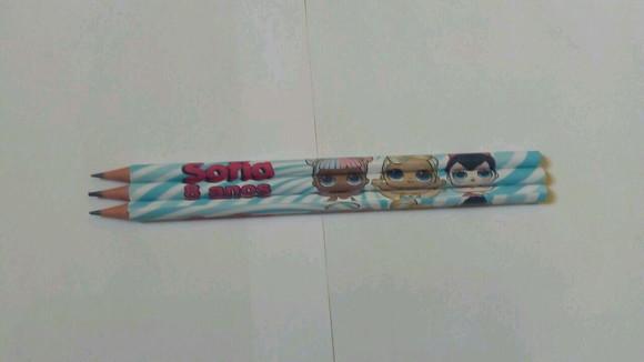 40 Kit osLapis Regua Personalizado Lol