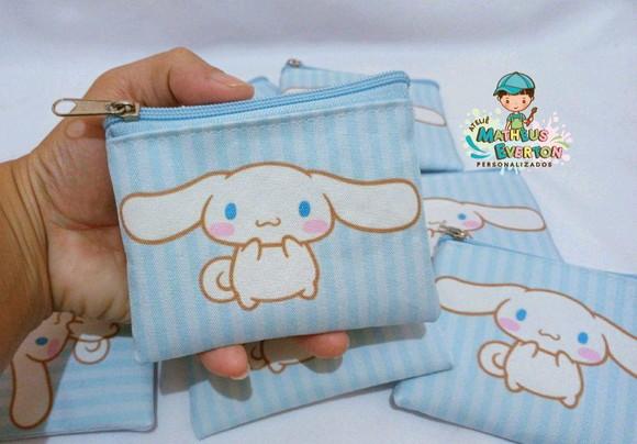 45 Porta Moedas Cinnamoroll Tamanho: 10x12cm