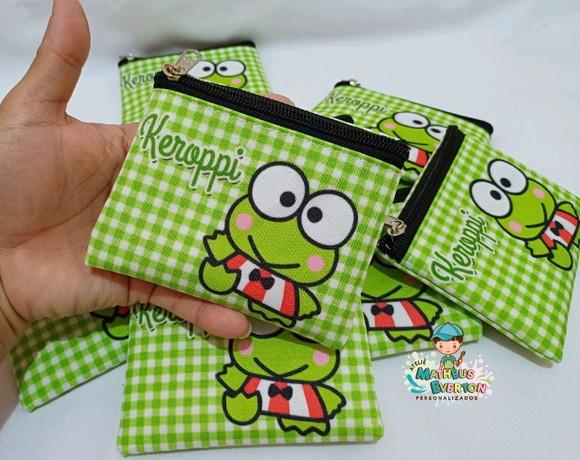 45 Porta Moedas Keroppi Tamanho: 10x12cm