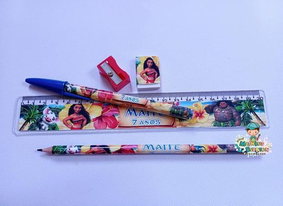 45 Super Kits Escolares Personalizados Moana
