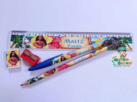 45 Super Kits Escolares Personalizados Moana