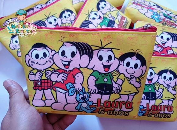 50 Necessaires Personalizada Turma da Mônica