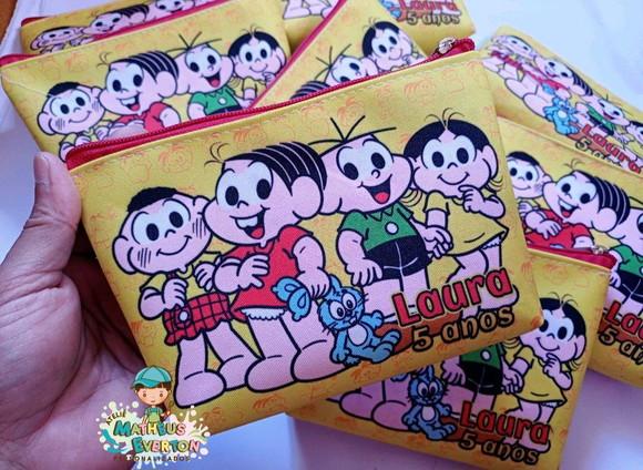 50 Necessaires Personalizada Turma da Mônica