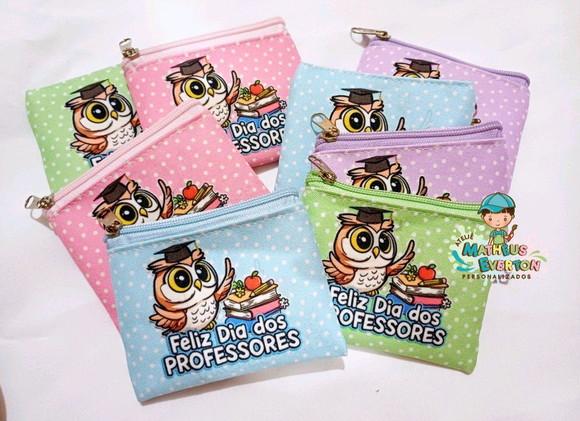 50 Porta Moedas Personalizado Dia dos Professores