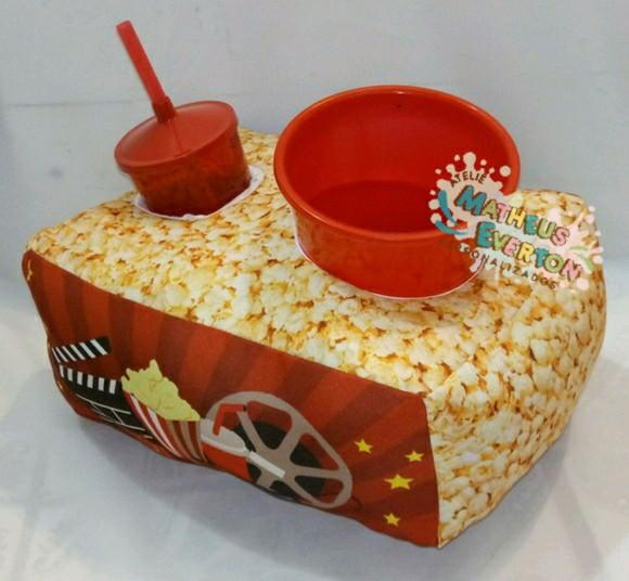Almofada de Pipoca Personalizada Cinema (faço Outros Temas)