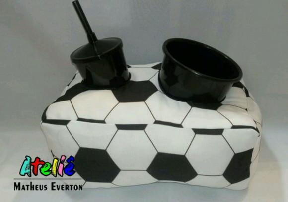 Almofada de Pipoca Personalizada Futebol Faço Outros Temas