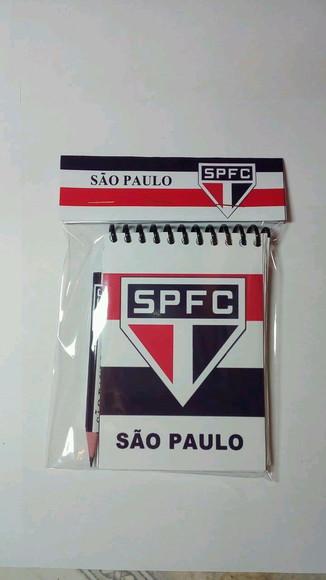 Bloquinho + Mini Lápis São Paulo -ja Vai Embalado