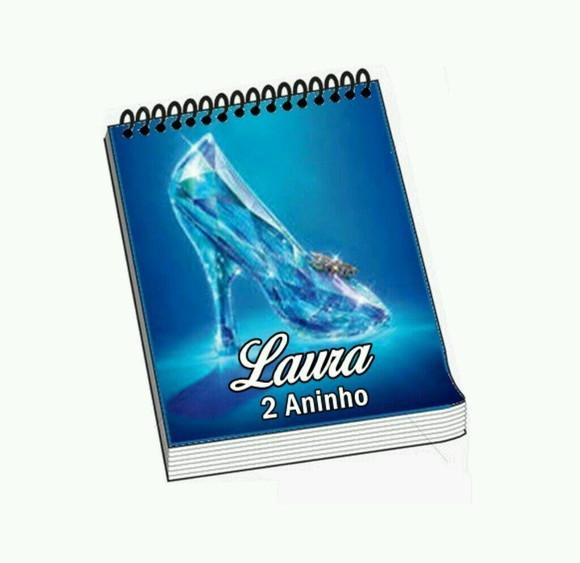 Bloquinho Personalizado Cinderela