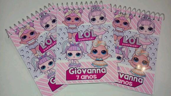 Bloquinho Personalizado Lol
