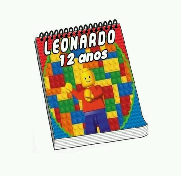 Bloquinho Personalizado Lego