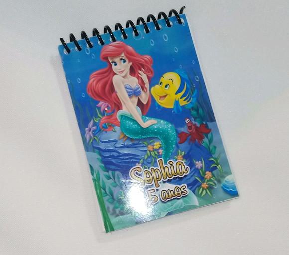 Bloquinho Personalizado Pequena Sereia