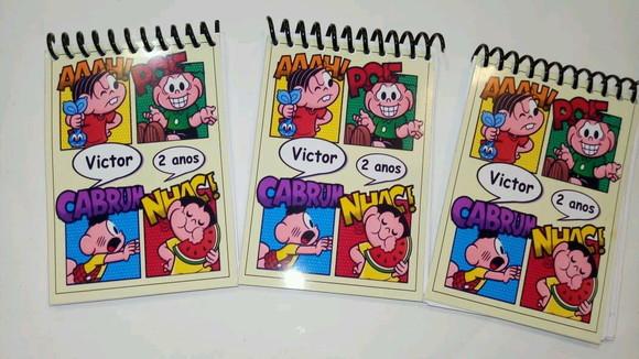 Bloquinho Personalizado Turma Da Mônica