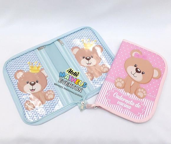 Capa de Caderneta de Vacinação Urso ou Urso