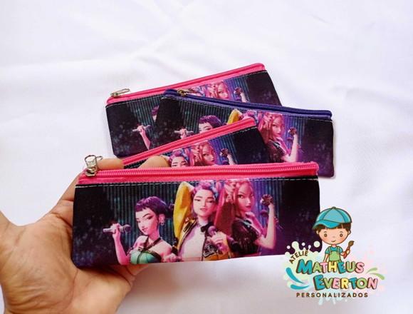 Estojo Slim Personalizado Guerreiras de K-pop Tam: 19x7