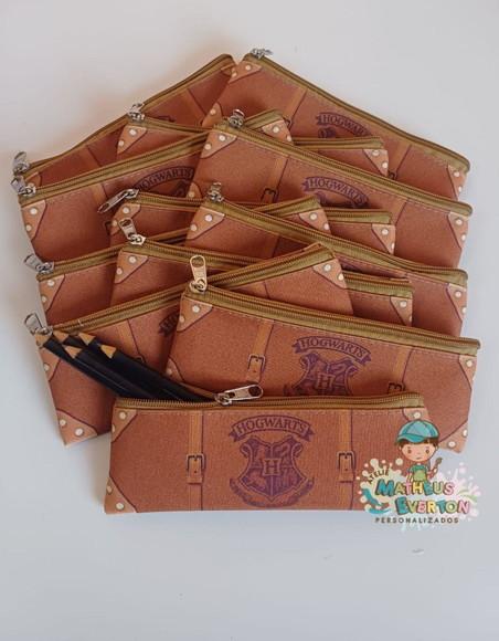 Estojo Slim Personalizado Harry Potter Tam: 19x7