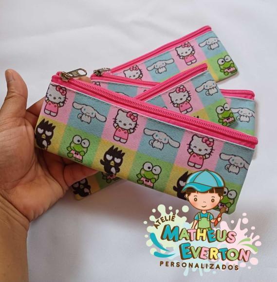 Estojo Slim Personalizado Hello Kitty Tam: 19x7