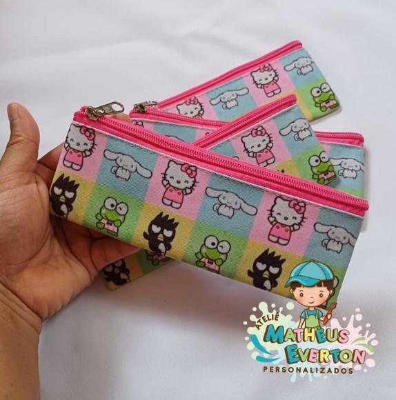 Estojo Slim Personalizado Hello Kitty Tam: 19x7