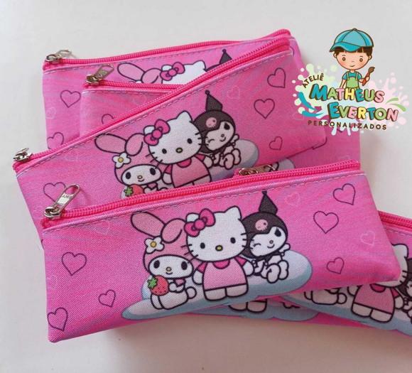 Estojo Slim Personalizado Hello Kitty Tam: 19x7