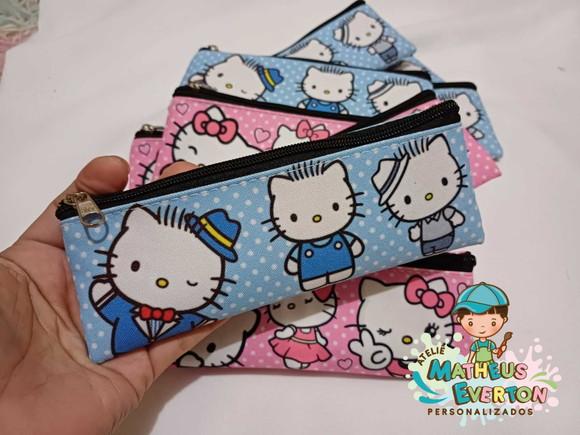 Estojo Slim Personalizado Hello Kitty Tam: 19x7