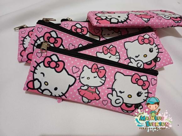 Estojo Slim Personalizado Hello Kitty Tam: 19x7