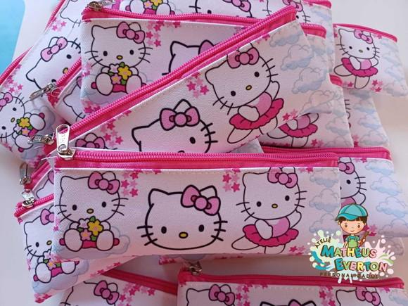 Estojo Slim Personalizado Hello Kitty Tam: 19x7